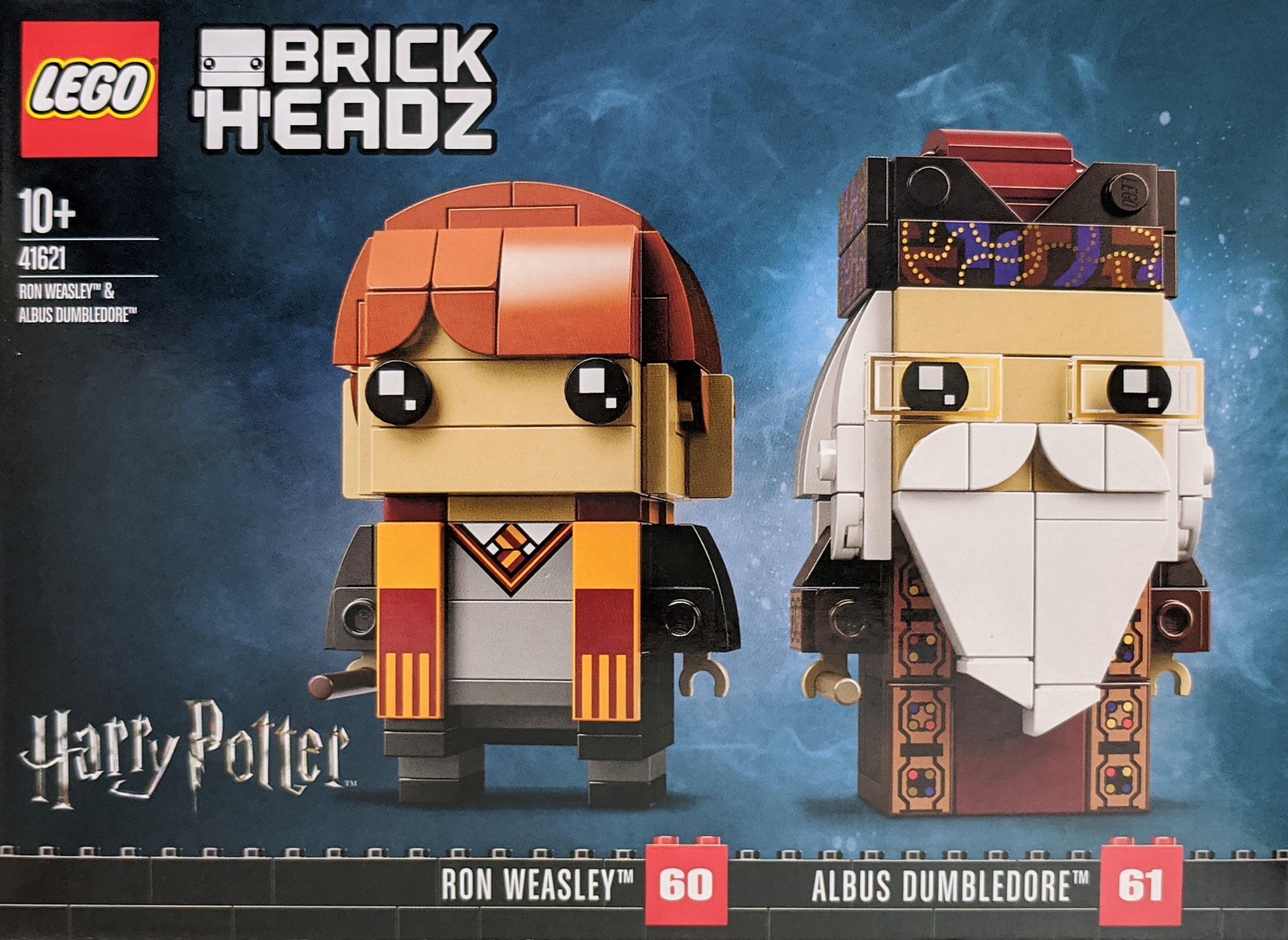 lego brickheadz ron weasley & albus dumbledore